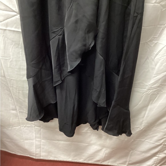 Black Asymetric Skirt Dress - Picture 3 of 4